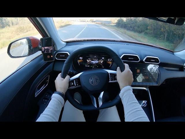 New MG ZS Hybrid+ 2025 (1.5l 194 hp Exclusive) POV Test Drive