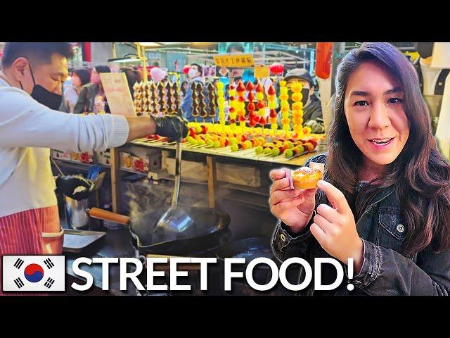 KOREAN STREET FOOD TOUR in Seoul, South Korea!