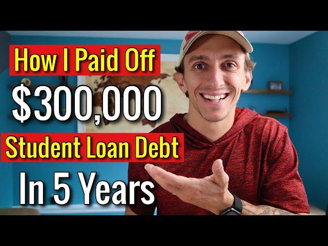 $300,000 Of Student Loan Debt PAID OFF In 5 Years + 5 Tips For PAYING OFF STUDENT LOANS FAST