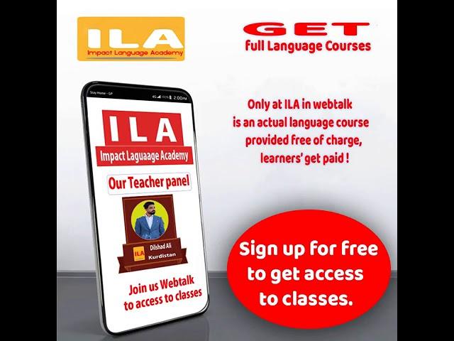 Learn and Practice English on Webtalk for free.