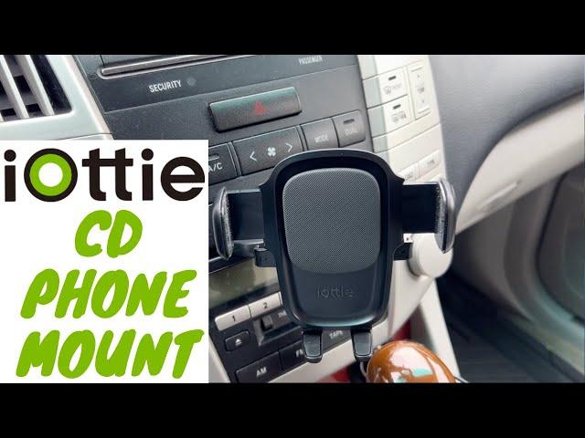 iOttie Easy One Touch 5 CD Player Phone Mount REVIEW | The BEST Phone Mount For Your Car