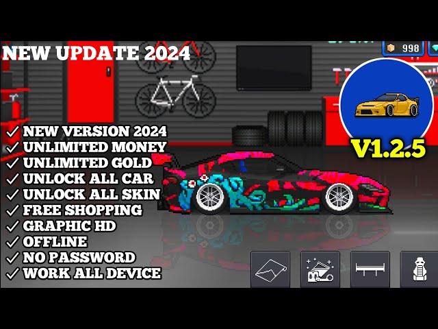 Pixel Car Racer Mod Apk v 1.2.5 Terbaru 2024 | No password | Unlimited Money & Diamond