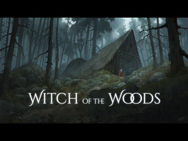 Dark Witch of the Woods Ambience and Music | dark fantasy music with ambient sounds of a forest