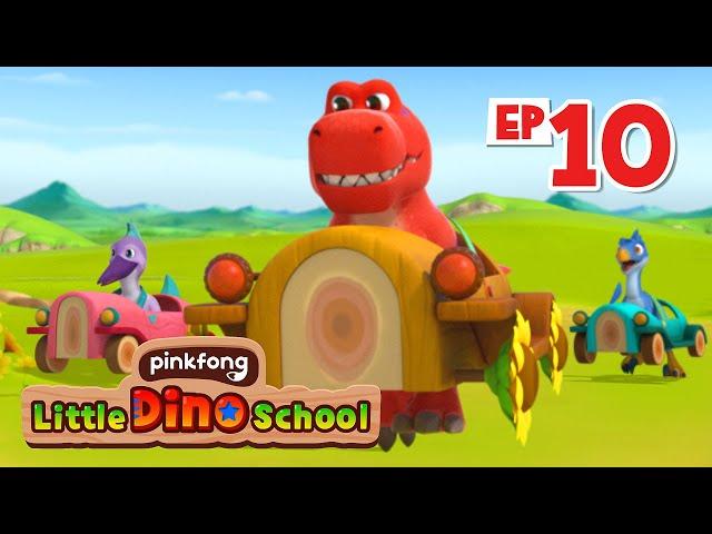 Vroom Vroom! Dino Cars | Dinosaur Cartoon | Pinkfong Dinosaurs for Kids