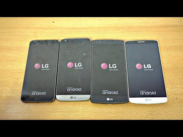 LG G6 vs LG G5 vs LG G4 vs LG G3 - Speed Test! (4K)