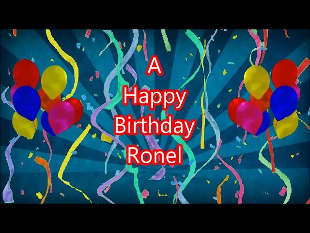 Ronel Happy Birthday blue sunbeam