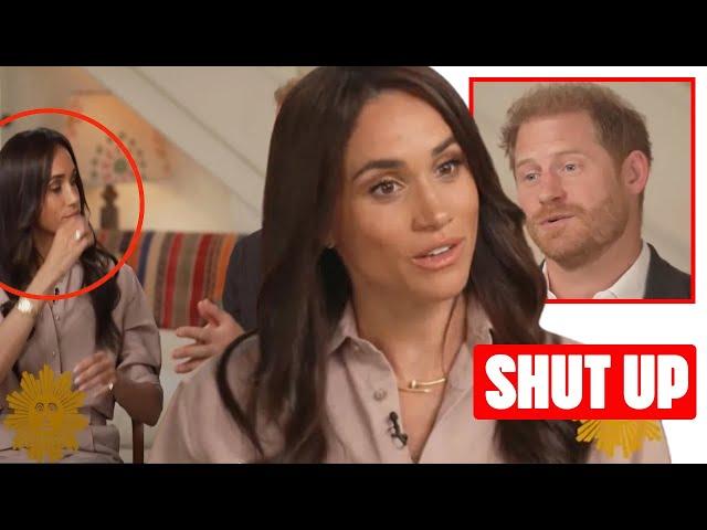 CAMERAS CATCH Meghan Attempting To SLAP Harry For Daring To Interrupt Her During CBS Interview