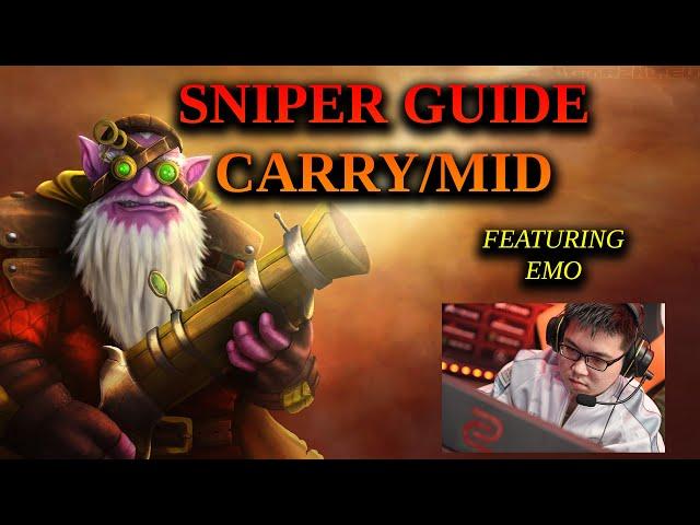 How To Play Sniper - 7.31c Basic Sniper Guide