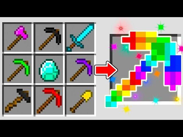 CRAFTING A $1,000,000 ULTIMATE PICKAXE