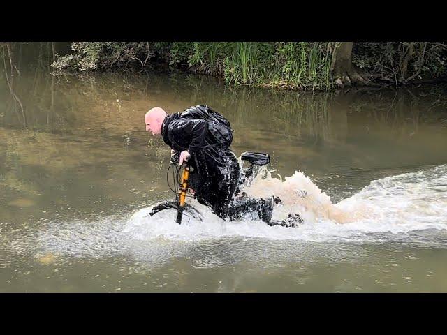 E-Bike Crash & Fail!! || Watery Gate Ford || Vehicles vs Flooded Ford compilation || #160