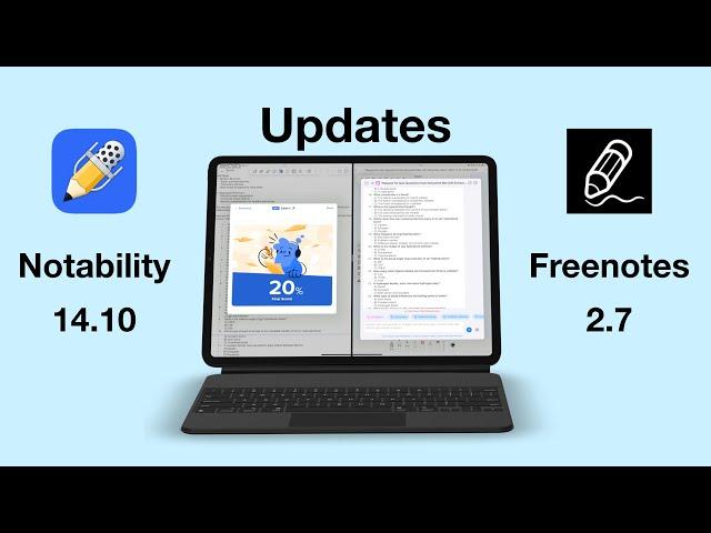 UPDATE | Notability 14.10 and Freenotes 2.7 | What's New?