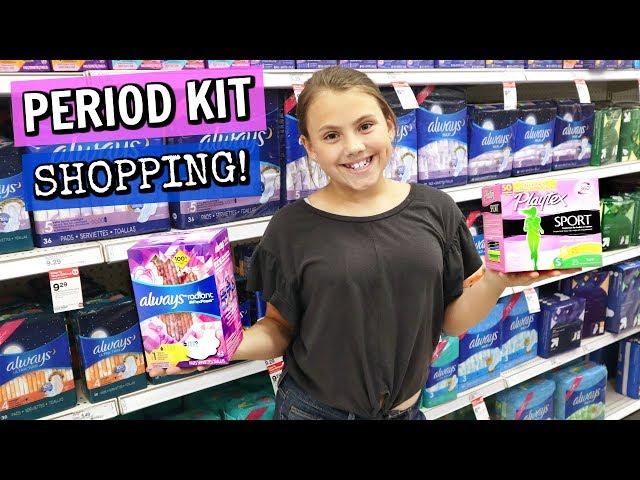 Teen Period Kit Shopping With MOM!