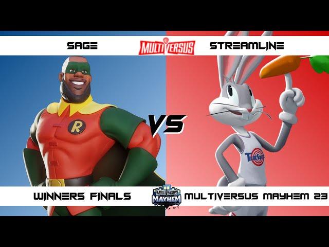 MultiVersus Mayhem 23 Winners Finals SAGE (LeBron) vs Streamline (Bugs) MultiVersus Tournament