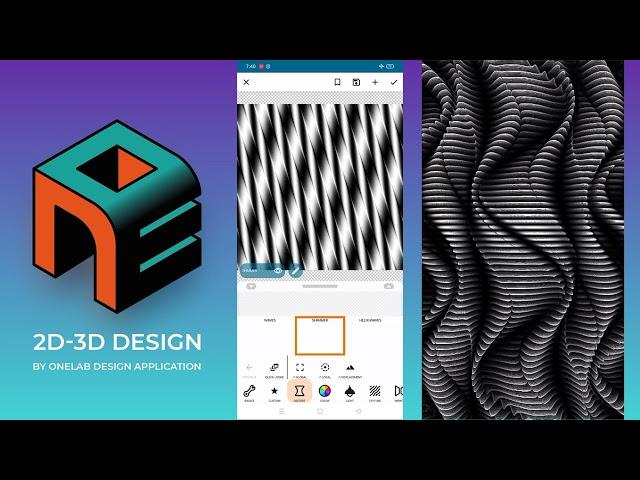 How to Create 3D Wave Wireframe | OneLab Application Tutorial