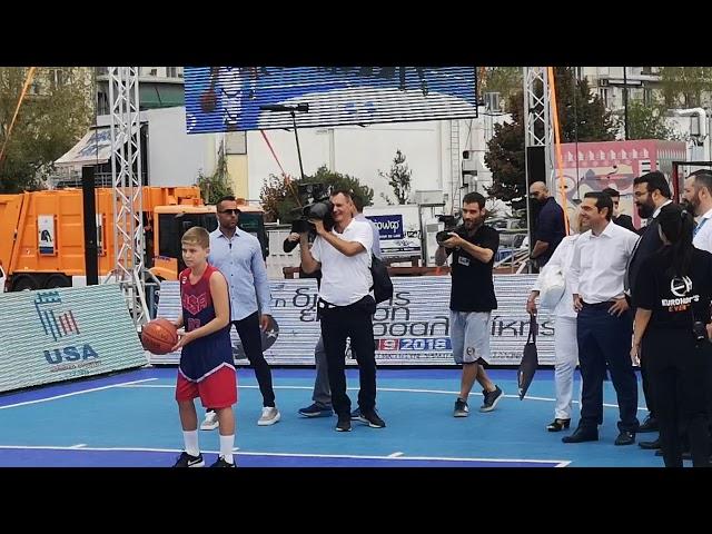 Thesstoday.gr - Ο Α. Τσίπρας παίζει μπάσκετ