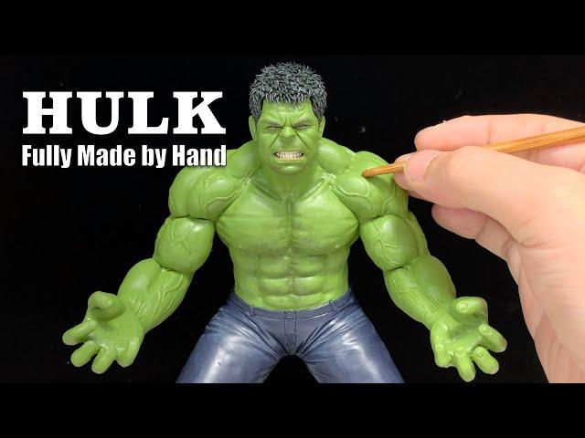 HULK handmade from polymer clay, the full sculpturing process【Clay Artisan JAY】