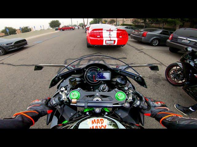 Ninja H2 gives NO MERCY! | Top Speed, Acceleration, Reactions #MAXYDAILY