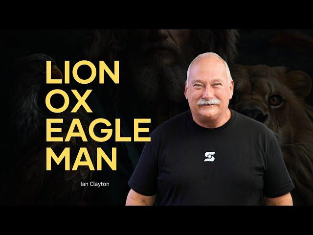 Ian Clayton | Four Faces of Yahweh | Lion, Ox, Eagle and Man (ADAM)