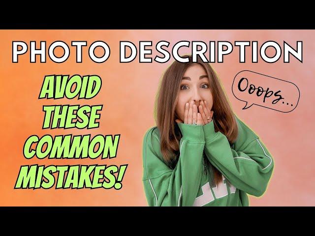 avoid these common mistakes when describing photos | HOW TO ENGLISH | how to describe a picture