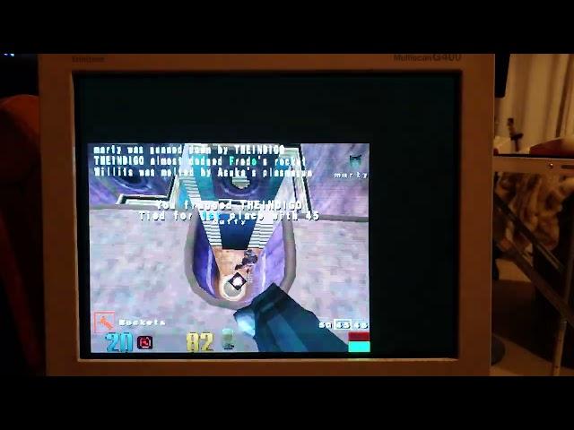 Quake III on Matrox Mystique 2MB (1996)