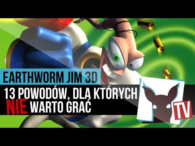 Earthworm Jim 3D - 13 powodów, dla których NIE warto grać | ZagrajnikTV