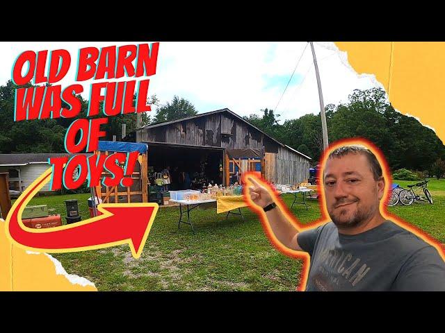 This OLD BARN Was FULL of VINTAGE TOYS
