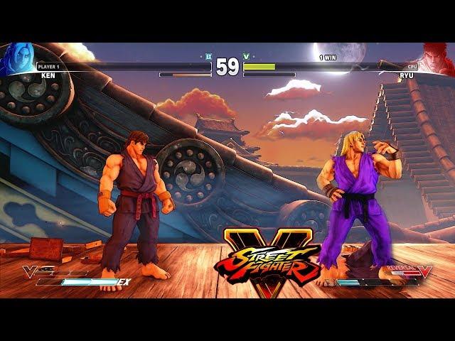 Street Fighter V Ken vs Ryu