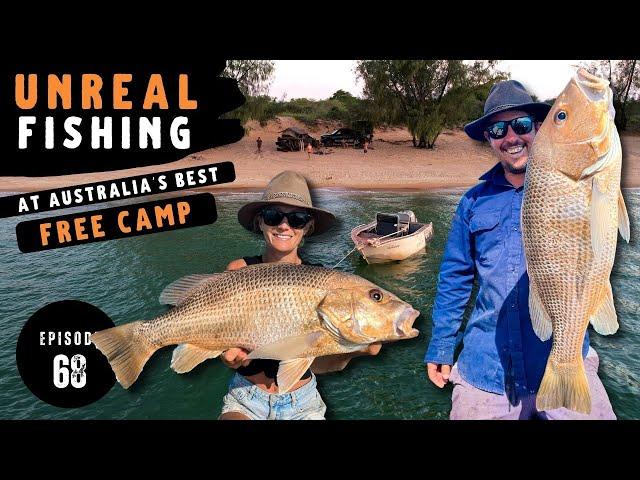UNREAL FISHING at AUSTRALIA'S BEST FREE CAMP | PENNEFATHER RIVER - Ep 68