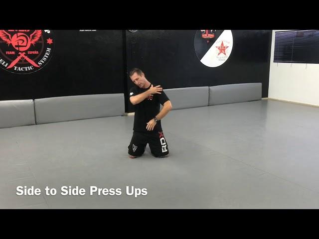 How To Do Side To Side Press Ups From The Knees