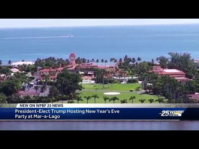 Donald Trump to ring in new year at huge Mar-a-Lago bash