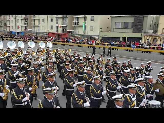 Marcha Tupac Amaru por Banda musical Marina de Guerra del Perú.  #mgp #peruanidad  #fiestaspatrias