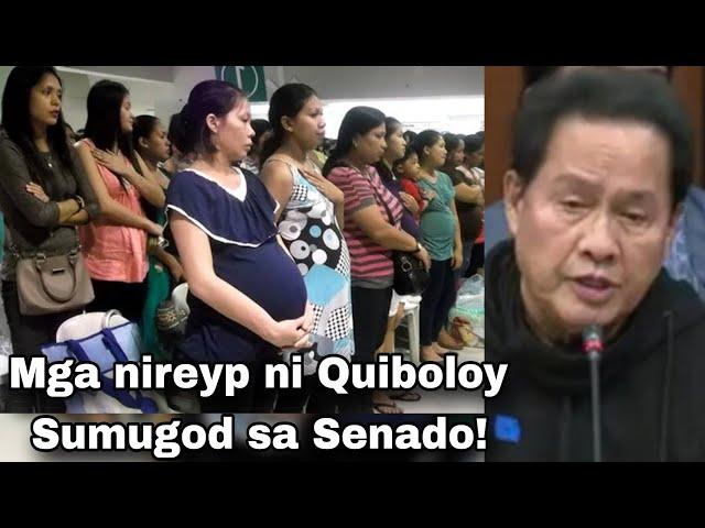 Mahigit 100 na NABUNTlS ni QUIBOLOY, SUMUGOD SA SENATE HEARING!