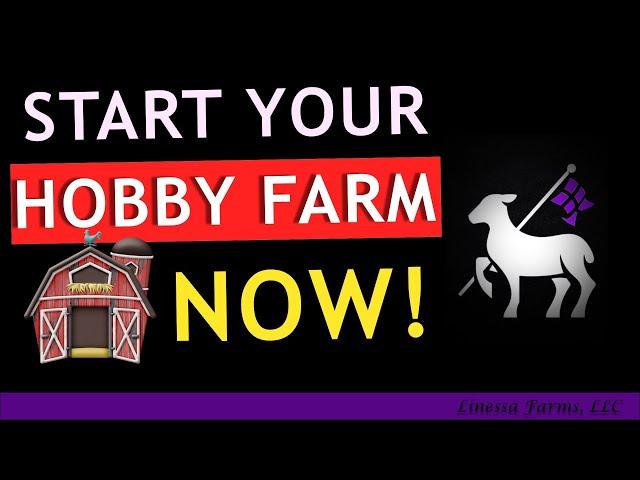 You Can't Raise Livestock From Your Couch!  Get Your Farm Started NOW!