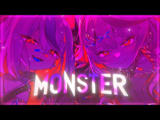 Nightcore - Monster (Lyrics)
