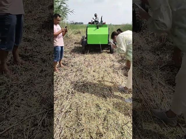 Tractor mounted use round hay baler grass square baler straw square baler