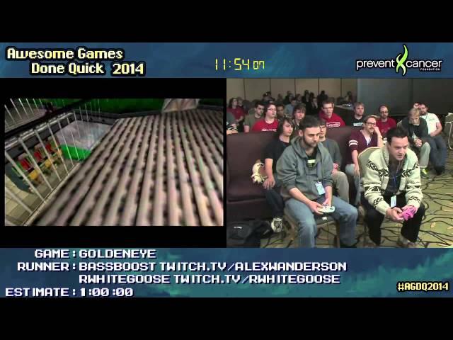 Goldeneye 007 :: SPEED RUN (0:24:01) (Co-op) #AGDQ 2014 [N64]