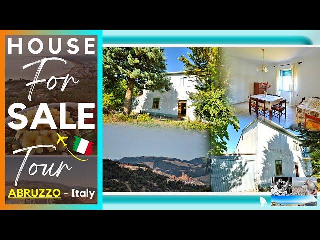 Dream Home in Abruzzo, Italy! Spacious House with Land, Garage & Near Services 