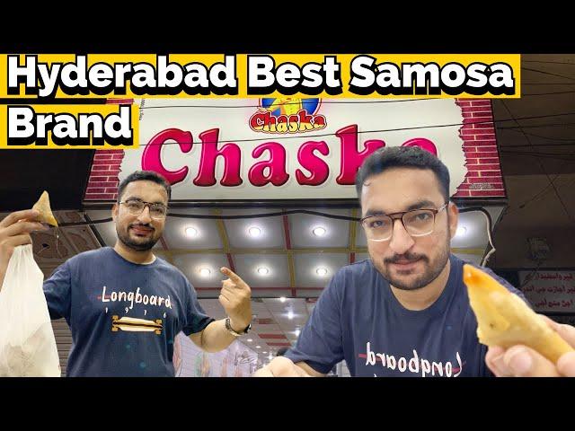 Hyderabad Most Favorite Samosa Brand Chaska Samosa | Kashif Israr Food Vlog