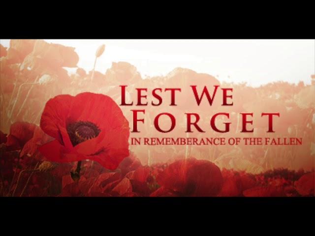 Jamwinga lest we forget {in remembrance of the fallen}