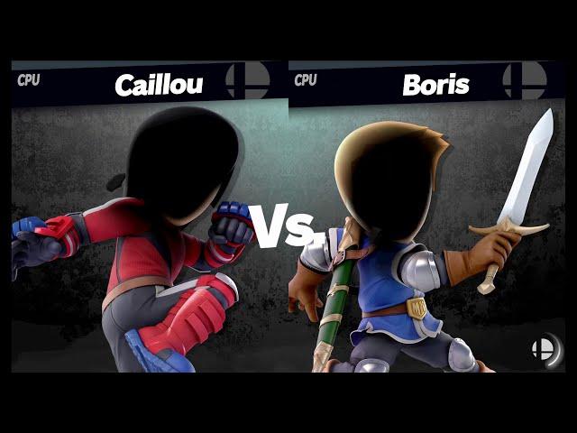 Super Smash Bros Ultimate Amiibo Fights   Request #2081 Caillou vs Boris