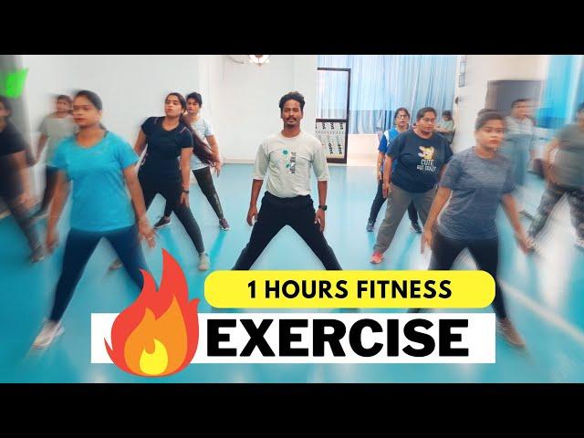Full Body Workout | 1 Hours Workout Video | Streching To Cool Down Exercise Video | Zumba Fitness