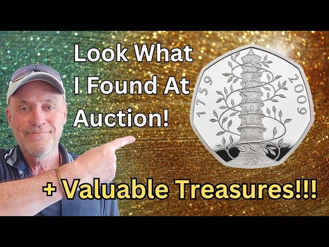 Top 6 Antiques Auction Finds + Rare Kew Gardens 50p Coin!