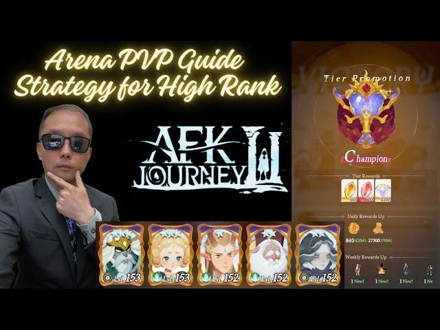 Comprehensive Arena PVP Guide - Teams, Strategies, Rewards [AFK Journey]