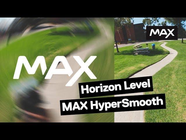 MOST STABLE CAMERA EVER? GoPro MAX HyperSmooth + Horizon Leveling