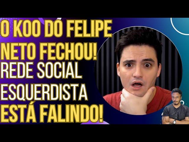 PODE RIR: rede social que patrocinou Felipe Neto sofre boicote de bolsonaristas e está falindo!