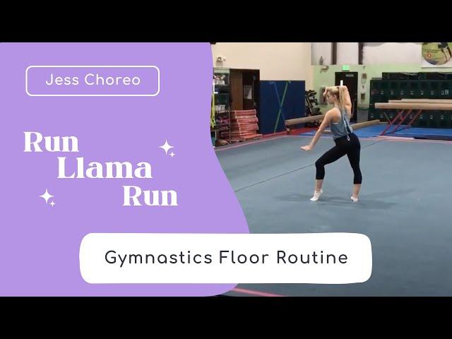 Cute & Sassy Gymnastics Floor Routine | Jess Choreo