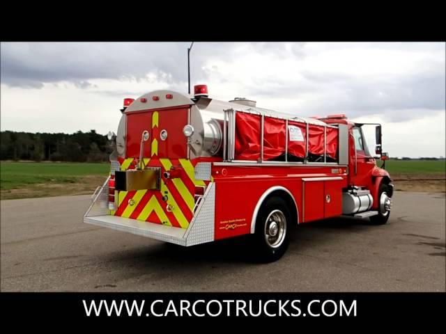 INTERNATIONAL DURASTAR PUMPER / TANKER FIRE TRUCK FOR SALE