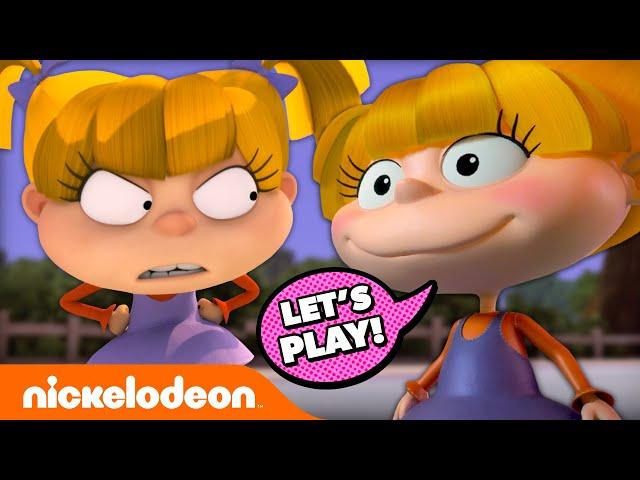 NICE Angelica Vs. MEAN Angelica!  | Rugrats | Nicktoons