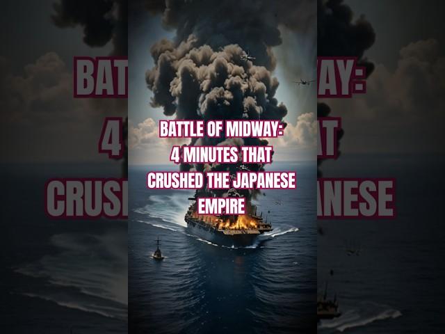 Midway: The 4 Minutes That Crushed Japan's Empire #ww2