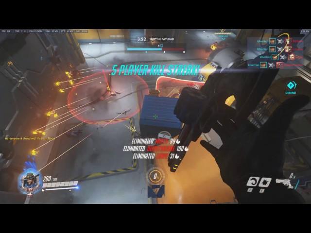 A 5-shot High Noon followed by a team kill.